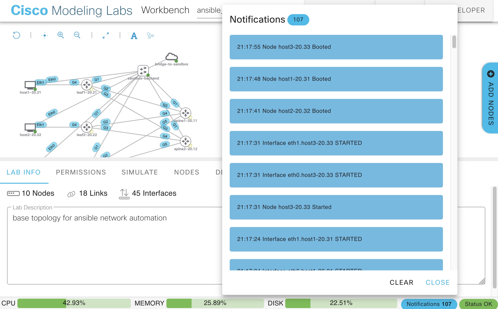 CML Lab Creation